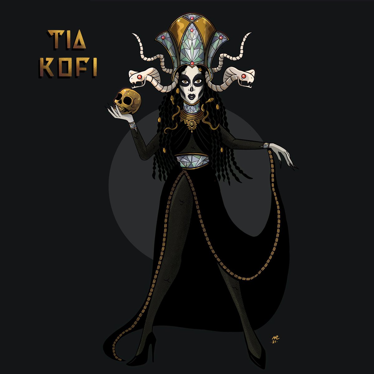 paperwombat's tweet photo. The Question Remains: @tiakofi ? 💀🐍✨

This look was stunning, I’m loving Season 2 of @dragraceukbbc 
#tiakofi #DragRaceUK #DragRace https://t.co/Q6MQGrwjk1