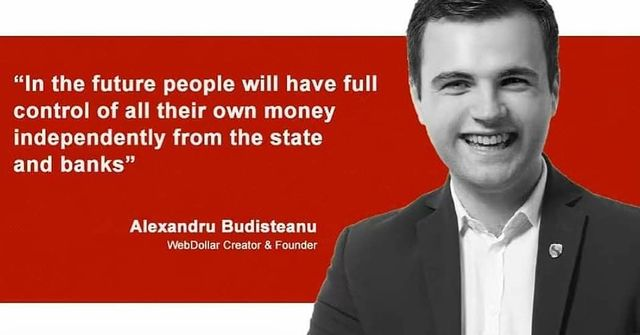 StefanLazar10's tweet photo. Webdollar growing daily,our community is bigger and bigger![https://t.co/FFz4hHnwR6]
#webdollar #cryptocurrency #easytouse #hybridmining #staking #browsermining #bestcryptocurrency #invest #goodprice #Now #grow #community #opensource #javascript #blockchain https://t.co/vJVRA5hZm8