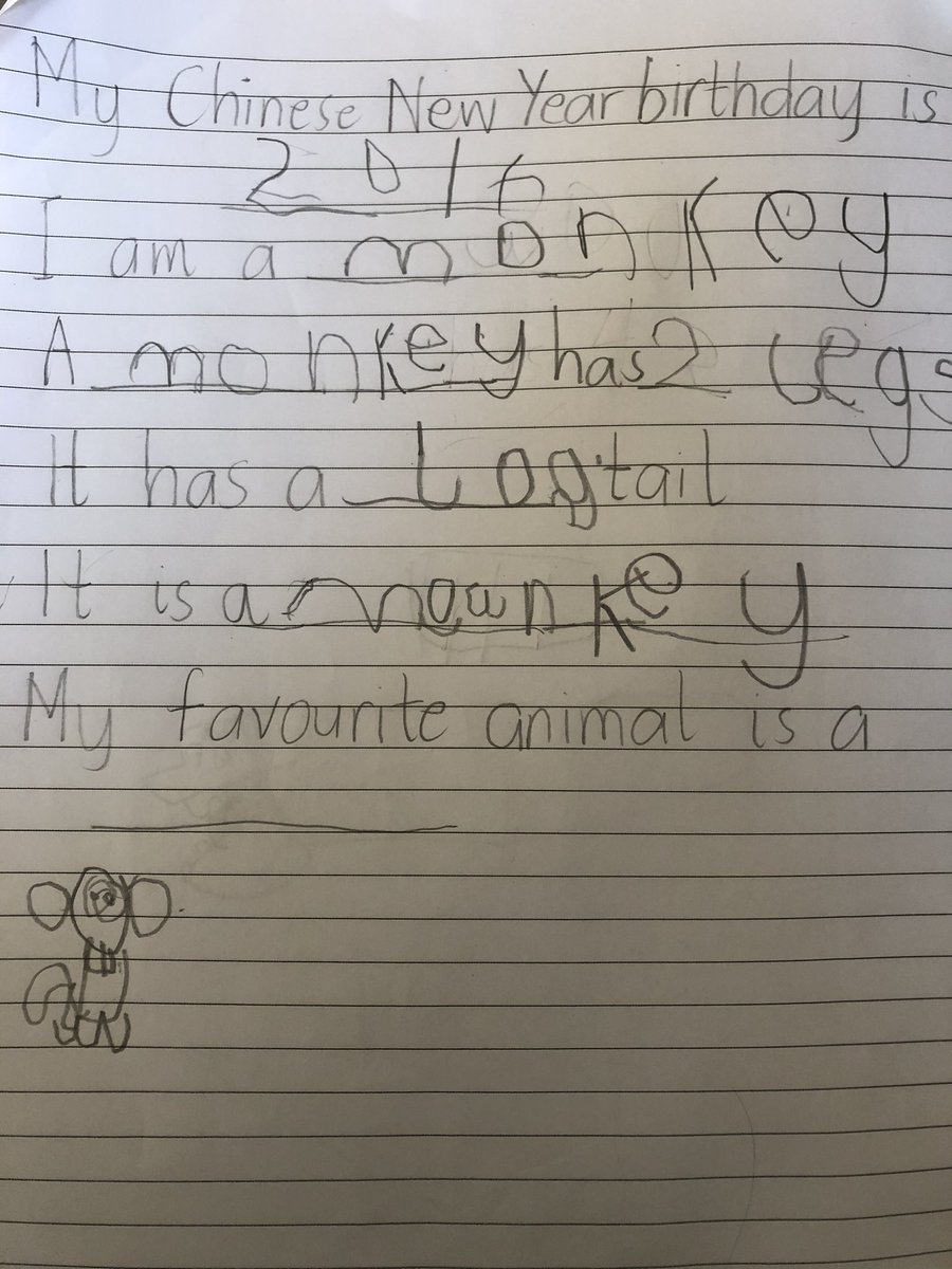 bev30775176's tweet photo. @AbbeyPrimary J’s chinese new year animal is a monkey #rec #homelearning https://t.co/fbtqH8Ghh1
