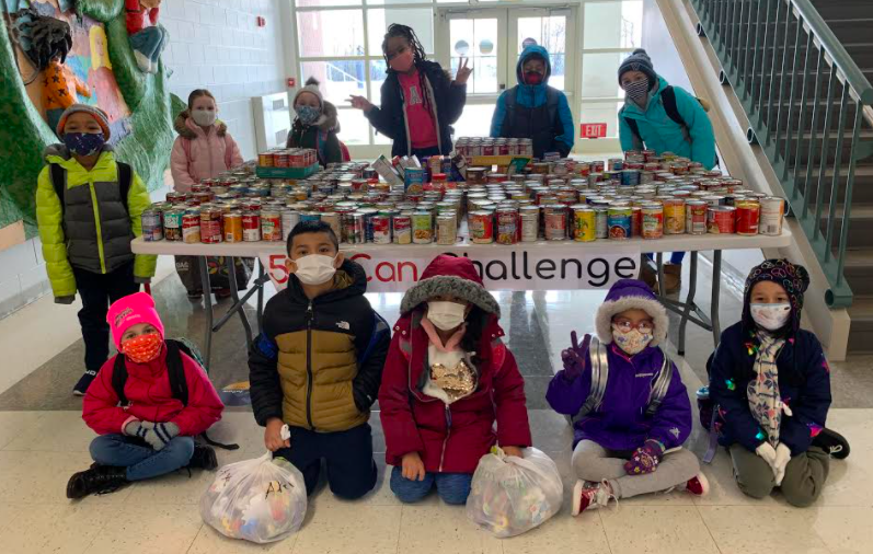 Bridgeport Elementary held their 3rd annual Souper Bowl 500 Can Challenge! They collected cans of soup, stews and raviolis to help support the work of the Upper Merion Area Community Cupboard! #vikingsgiveback