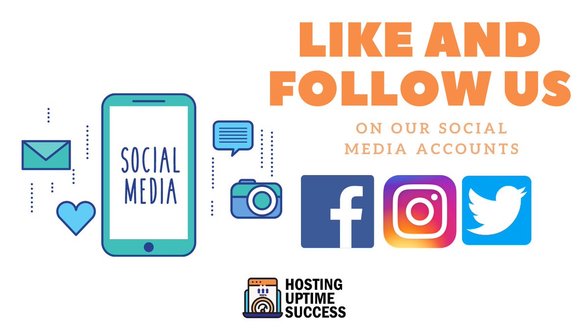 Hosting_Uptime's tweet image. Have you followed us yet? Check us out on the following social media platforms: Facebook, Twitter, and Instagram! 🤗

#uptimemonitoring #webanalysis #pagespeedmonitoring #wordpresshosting #cloudhosting #applicationperformancemonitoring #followUs