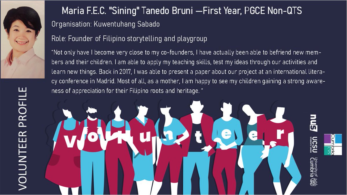 Amazing things can be achieved through volunteering! Here is an inspiring example from one of our students😀 #SVW2021  @cumbriasu <a href="/CumbriaUni/">University of Cumbria</a> <a href="/UoCCareers/">UOC Careers</a>