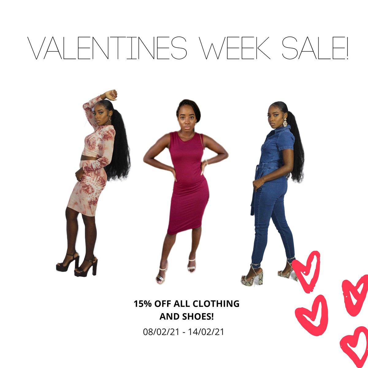 JuvetteParris's tweet photo. My business is having a Valentine week sale! 🛍💕
Check out our website at https://t.co/Ut8x2zbC0k 🛒
#BlackOwnedBusiness #shoplocal #supportsmallbusiness #hugesale #share https://t.co/g4Nr1upPTw
