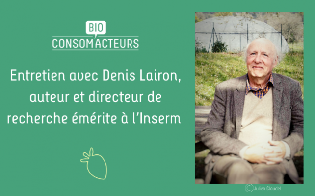 [ENTRETIEN Denis Lairon nous parle de son dernier livre 📗"Manger sain et durable, de notre assiette à la #planète", de l'étude #BioNutrinet, et de comment changer son assiette pour réduire son #empreinte #écologique
