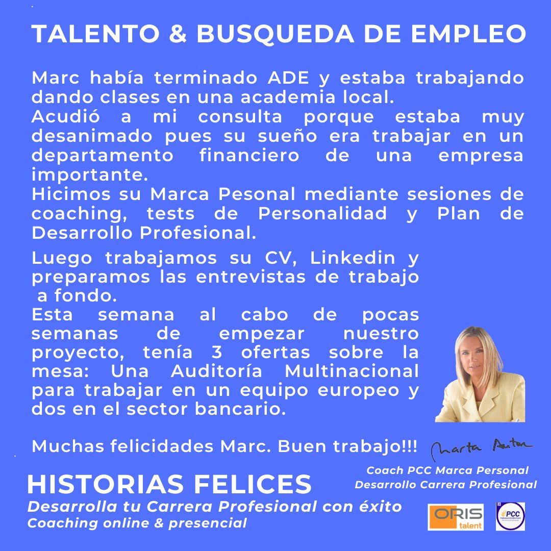 #empleo #talento #MarcaPersonal #oristalent #martaanton