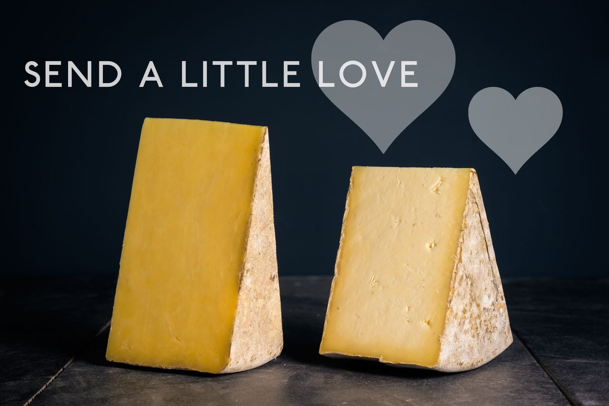 Love British Cheese this Valentine's Day.  Our award-winning cheeses delivered direct from our dairy.  trethowansbrothers.com and get your order in today.#handmade #cheeselovers #britishcheese