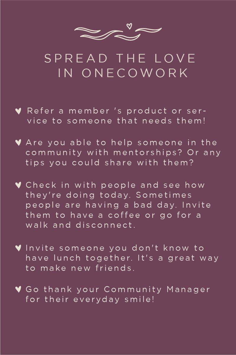 onecoworkbcn's tweet photo. It's been a hard couple of months for everyone. But there is always one thing that will remain. And that is LOVE! Since February is known as the month of love, let's celebrate it with our wonderful community. 💕💕💕 #coworkingcommunity #coworkingspace https://t.co/gnl3usoOp3