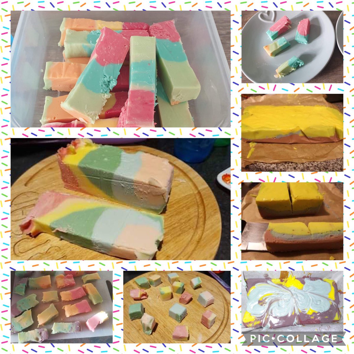 This week the #Guides and #Leaders had fun making #whitechocolate #Rainbow 🌈 #Fudge, but most of all they enjoyed eating it. We also had a couple of variations including  a marbled effect and rainbow sprinkles.  A simple and very tasty recipe. @UKCarnation <a href="/GuidingDerbys/">Girlguiding Derbyshire</a>