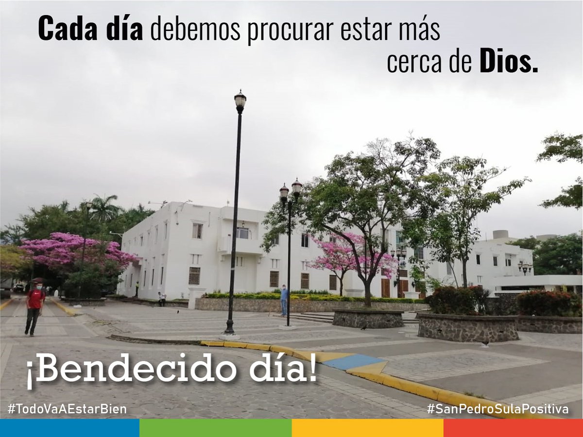 MuniSPS0501's tweet photo. ¡#FelizMiércoles #SanPedroSula!

Que Dios sea tu inspiración en todo lo que hagas en la vida y verás todo lo que lograrás.

#FelizDía.

#TodosConMascarilla
#10Febrero https://t.co/V4yTo1W8hc