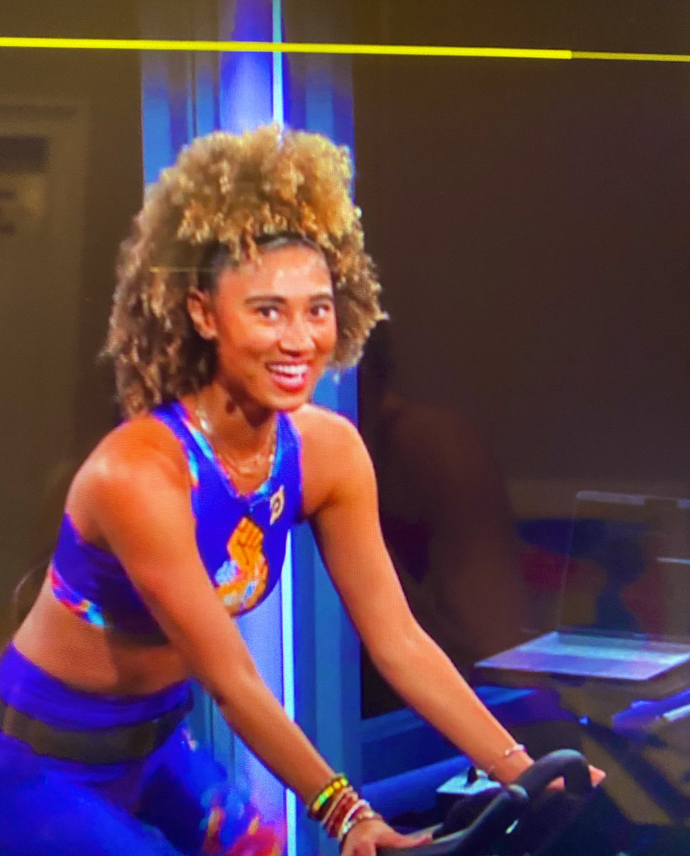 Started my day with <a href="/onepeloton/">Peloton</a> and Ally Love for the #BHM Broadway ride as a way to show my heart some self-care. #OurHearts are healthier and stronger together.