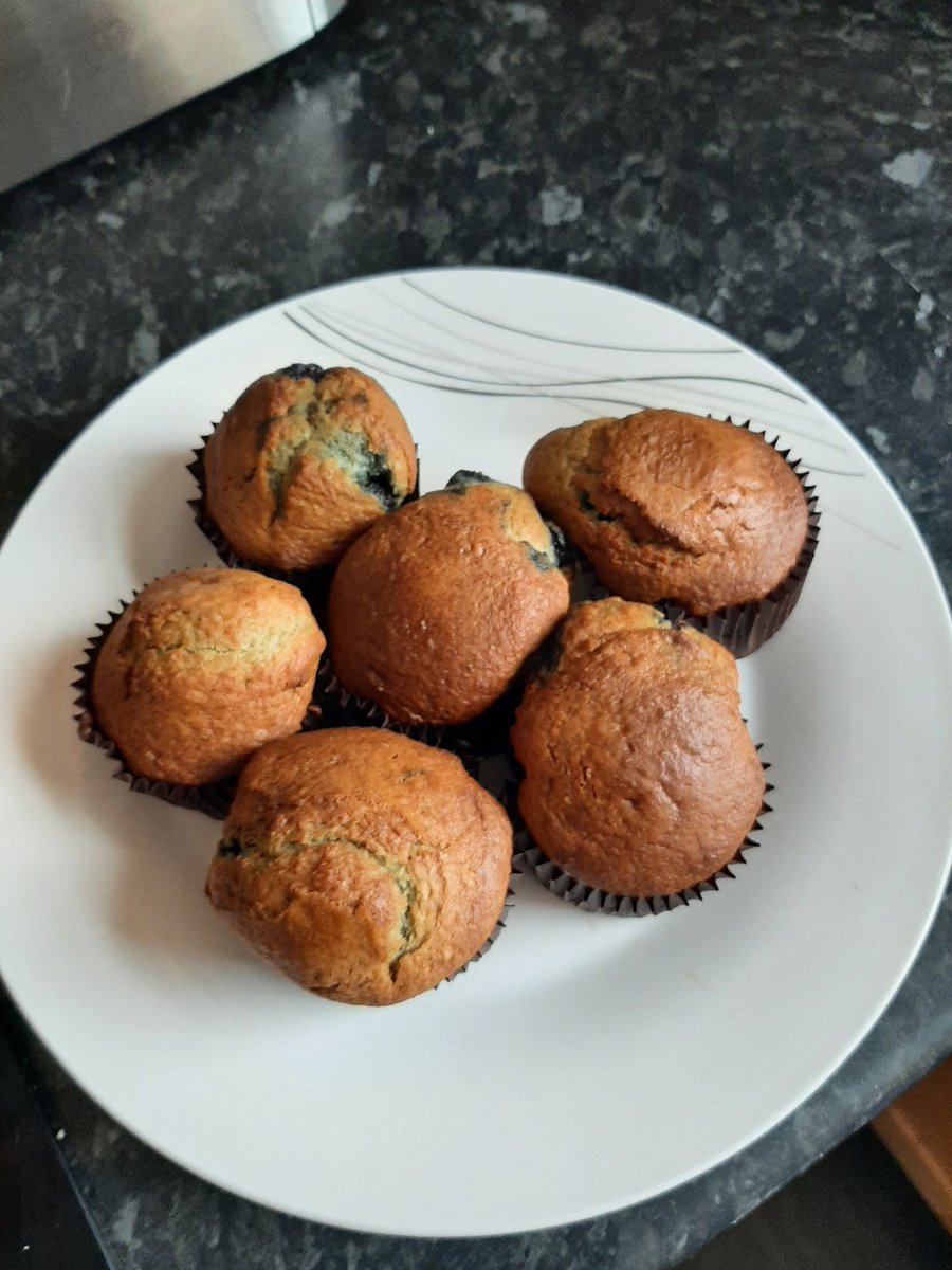 Alisonh4483's tweet photo. @southlandsNT lovely blueberry muffins made by Adam. https://t.co/gGnzFDUlMw