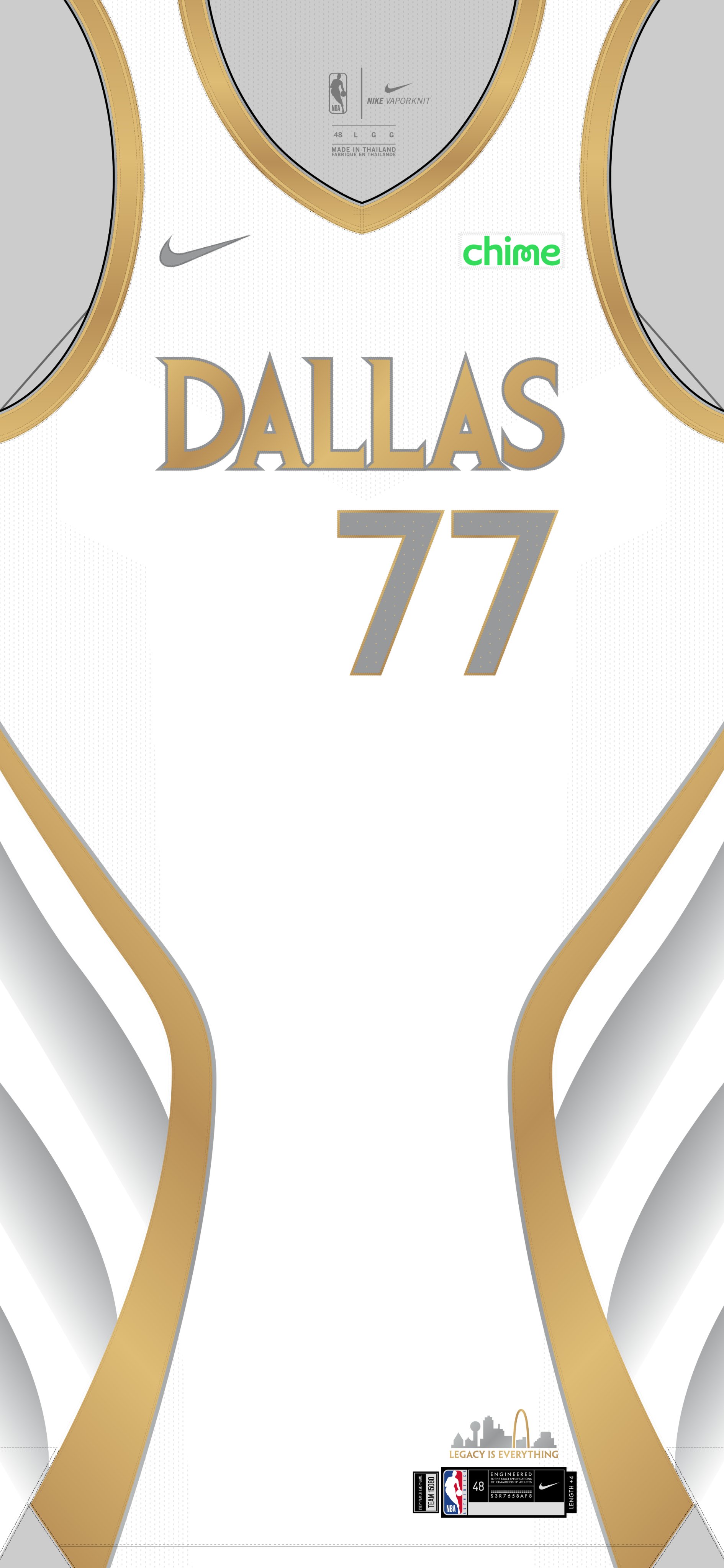 dallas gold jersey