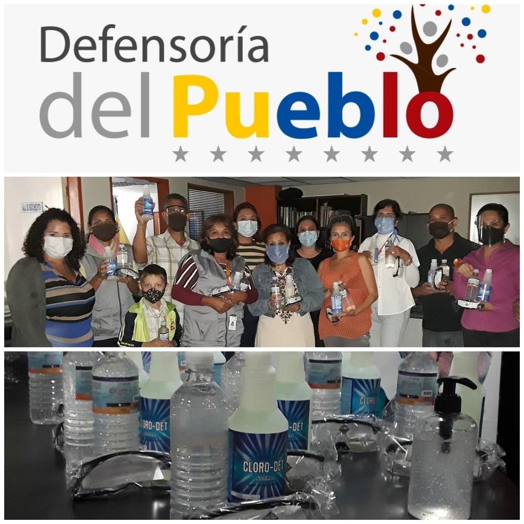 Como parte de prevención de la Covid-19 <a href="/defens_tachira/">Defensoría Táchira</a> realizó la entrega de un kit de Bioseguridad para los trabajadores a fin de prevenir y cuidar la salud y el bienestar de los mismos. <a href="/Defensoria_Vzla/">Defensor del Pueblo</a> <a href="/aruizddp/">Alfredo Ruiz</a>