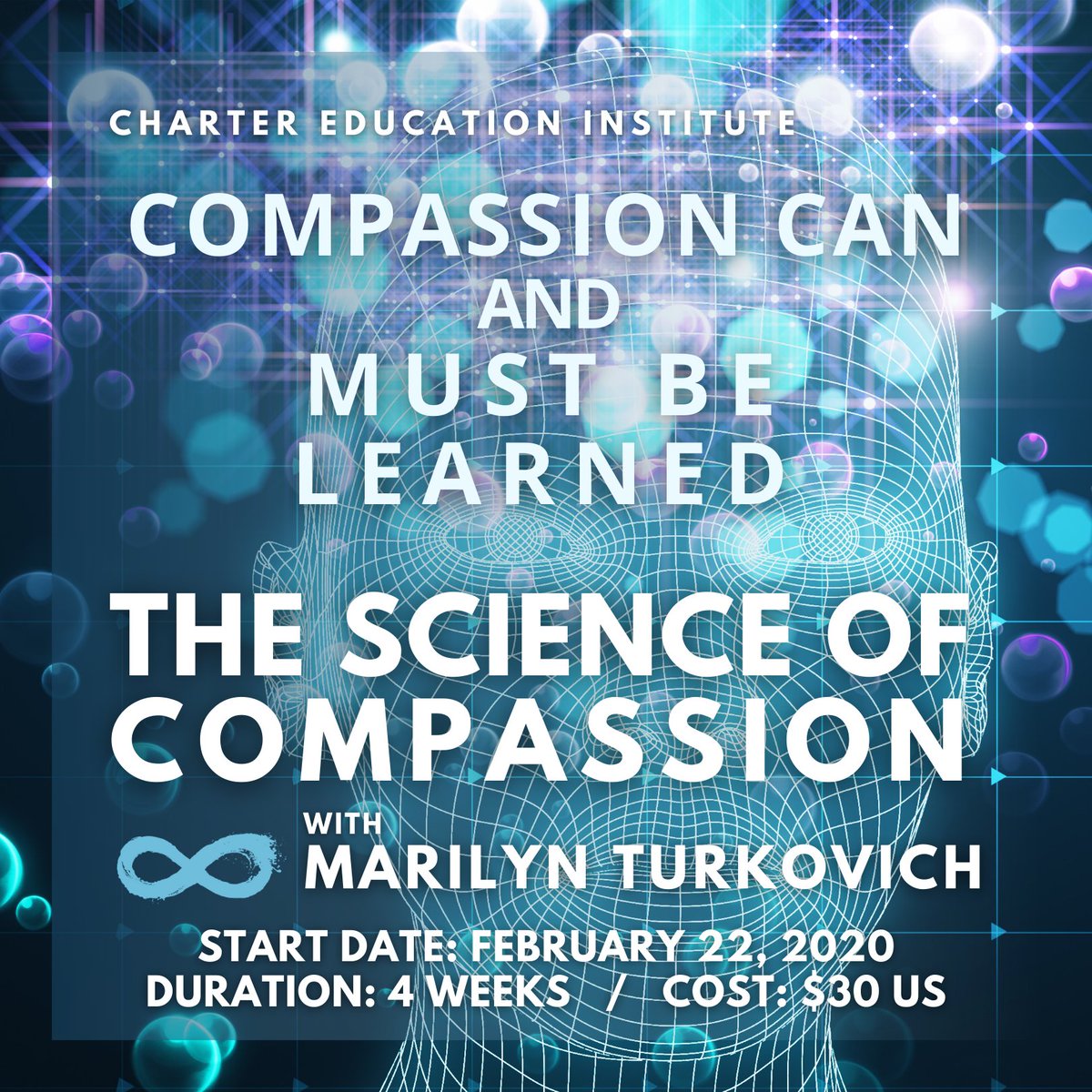 TheCharter's tweet photo. Join our next CEI course: The Science of Compassion. Taught by our Executive Director, Marilyn Turkovich!
Course begins February 22, 2 live Zooms sessions.
Cost: US$30
For info & Registration: https://t.co/OMBmgiMpLO
#ScienceofCompassion #ThisIsCompassion #CompassionWorks #CEI https://t.co/jOx0eP3DsH