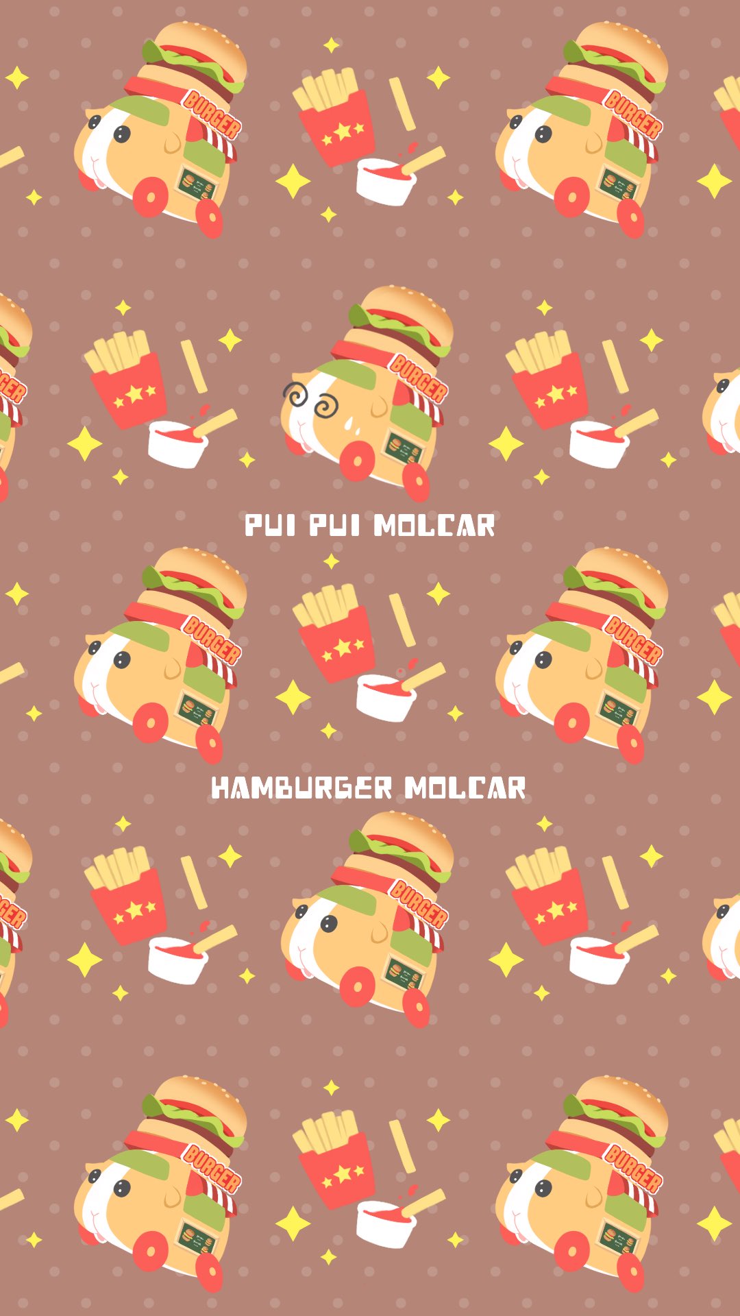 葛原カズヤ ハンバーガーモルカーが可愛すぎて描いてしまった スマホ壁紙です かわいい たすけて モルカー T Co I9ocfp1qam Twitter