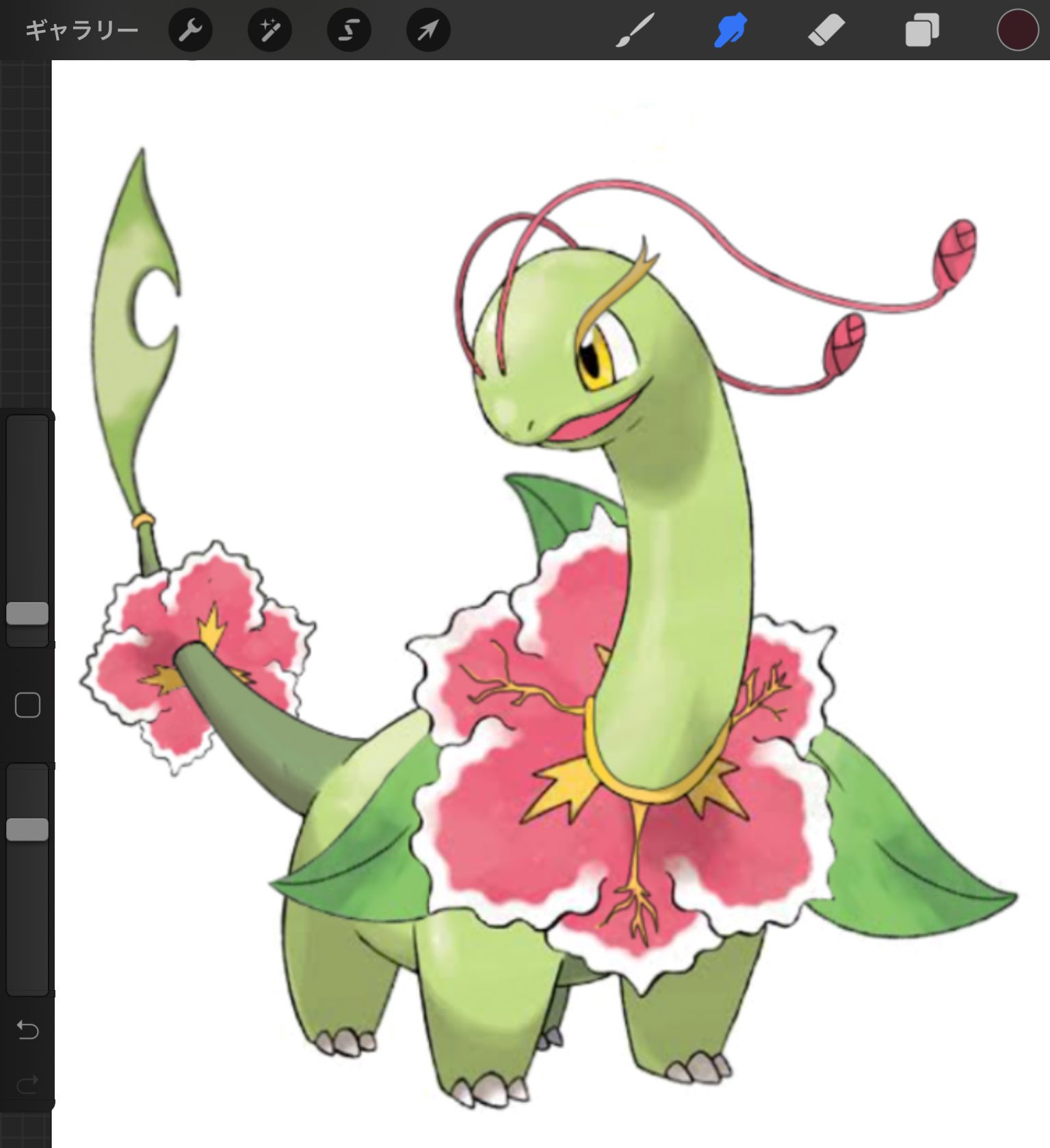 South 暇な時間があり ポケモンでチコリータの進化先 勝手に増やして描いてみた チコリータ ベイリーフ メガニウム 描いてみた 描いてみた イラスト 描いてみた ポケモン 絵 イラスト好き T Co Rslhbj3yjx Twitter