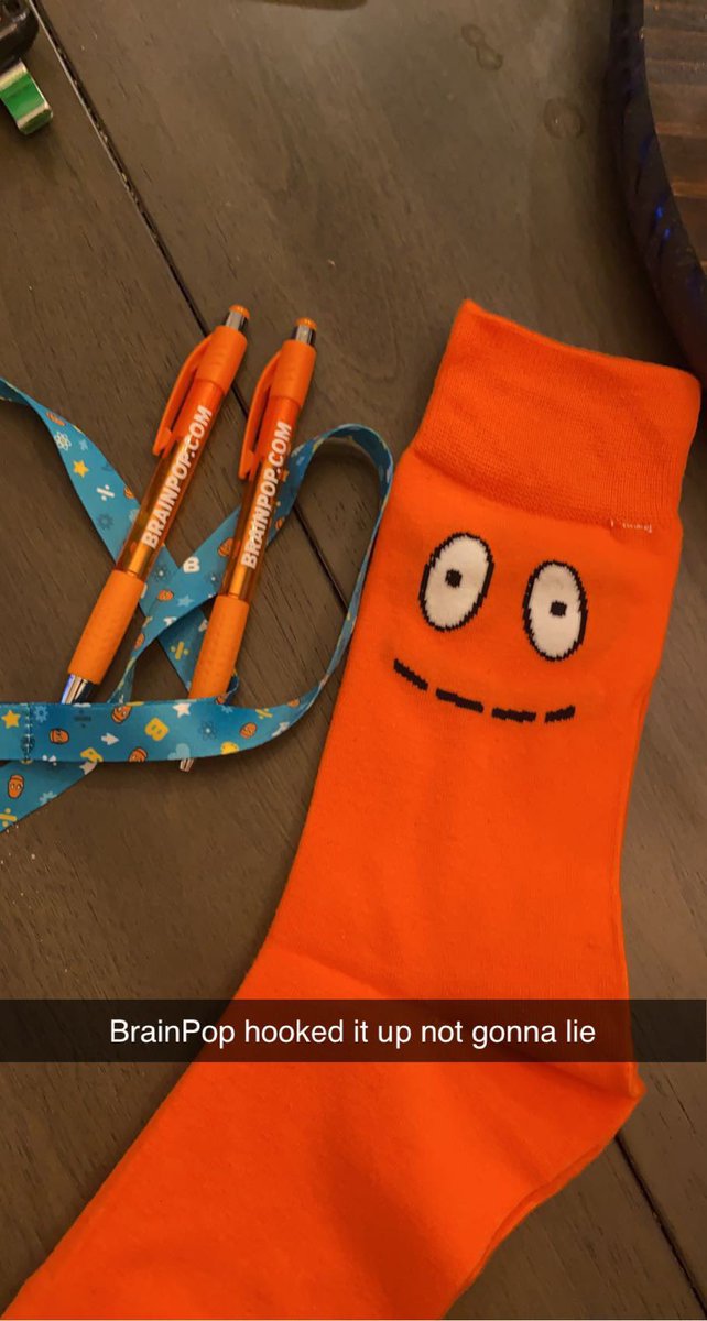 MrDiMauro's tweet photo. Real talk, these gifts from @brainpop are pretty legit. #POPSocks https://t.co/YYprSSrnLC