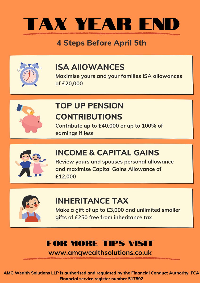 amg_wealth's tweet photo. In life as we all say, nothing is certain but #Death and #taxes. However, at least we have the power to plan for both. 

If you would like advice or help with tax planning as the Tax Year draws to a close, please contact AMG Wealth Solutions!  #taxplanning #financialservices https://t.co/dzGMS3Pfhn
