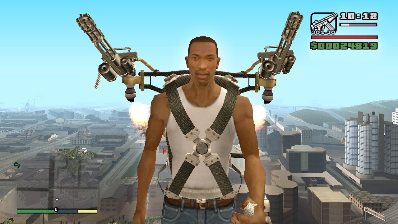 GTA San Andreas - O JETPACK 