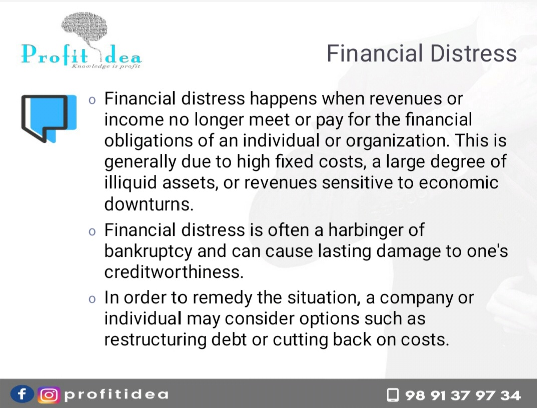 #profitidea #financialdistress 
@varun23oct