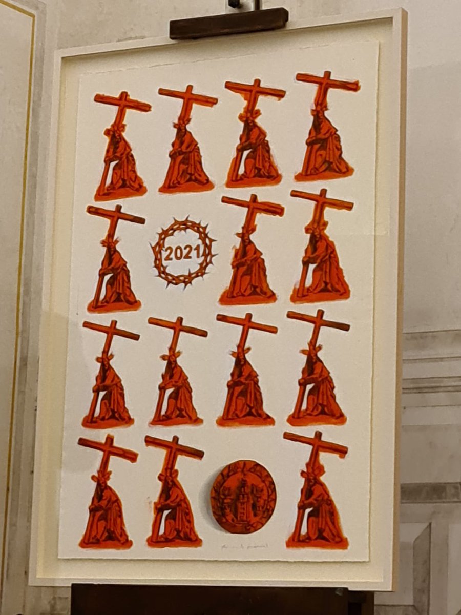 elllamadorcsr's tweet photo. El cartel del Vicrucis del Cristo de la Corona obra de Ricardo Suárez https://t.co/L1Ie1PXbCN