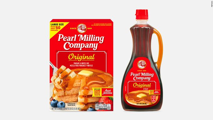 Very glad Pepsi did a rebrand. Let's talk about the new name. It's a big departure going from a person's name to a generic name about the milling process. Yawn. Wonder what other more creative ideas were possible winners? #PearlMillingCompany