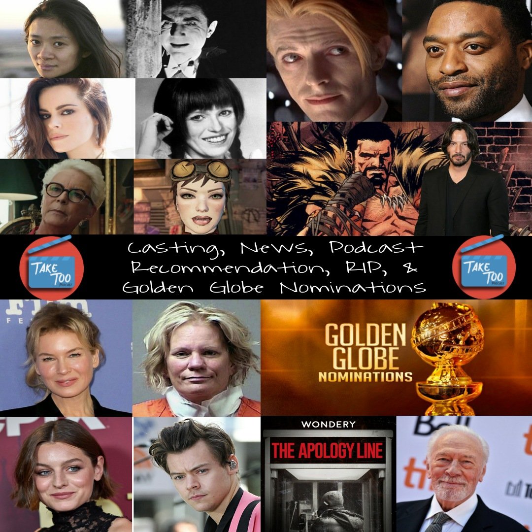 taketoopodcast's tweet photo. Episode 226
We #review
#MalcolmAndMarie #InandofItself #WearetheBrooklynSaints #SaintMaud & #OurFriend
A full breakdown of the #GoldenGlobes Nominations everything #SuperBowl
#casting #news & #podcast recommendation #ApologyLine
#RIPChristopherPlummer
https://t.co/vCZvJP11G0 https://t.co/96DDB0CwJg