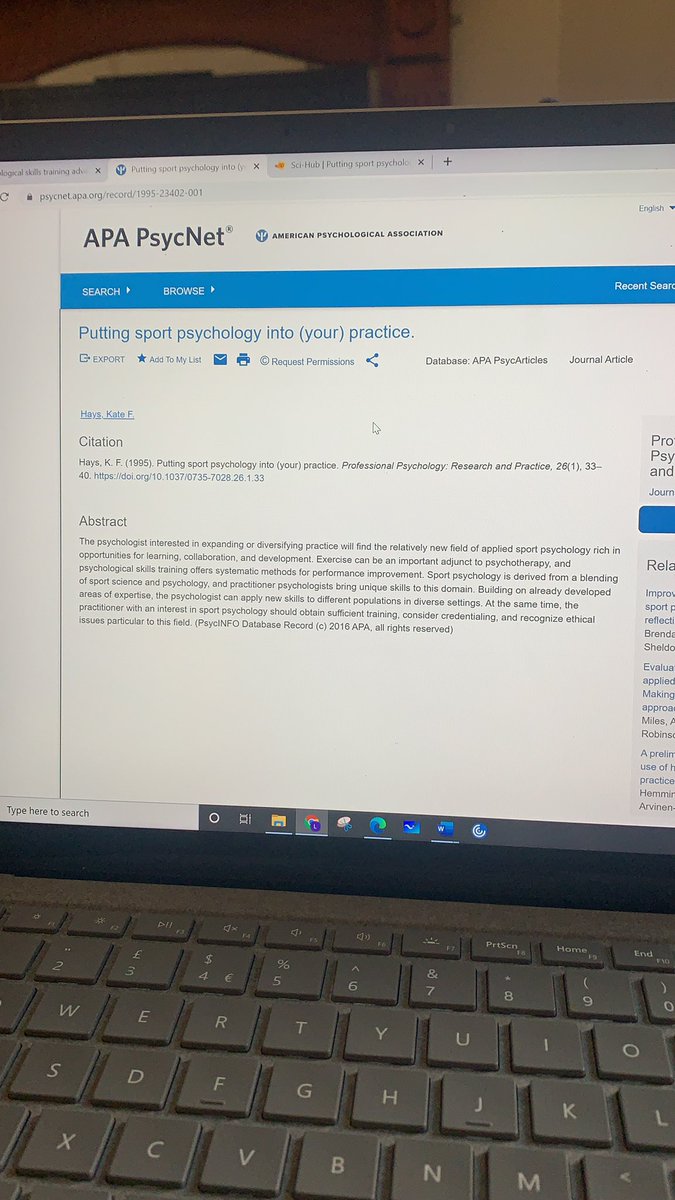 oram_pe's tweet image. Anyone know how to access journals without institutional access and sci hub doesn’t have the paper? Deadline is tomorrow and I need the paper now👩🏻‍💻🤞🏻 #edutwitter #deadline #psycnet