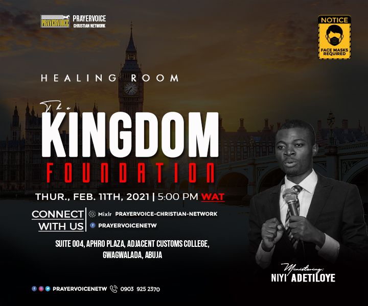 WeAreTDCI's tweet photo. Beloved,
⠀
Join us tomorrow as we continue the series #TheKingdomFoundation. ⠀
Ministering: Niyi Adetiloye
⠀
Livestream: https://t.co/Bczwh6bhbB
⠀
Shalom!
⠀
#Kingdom #Foundation #BuiltOnChrist https://t.co/o13v6docG4