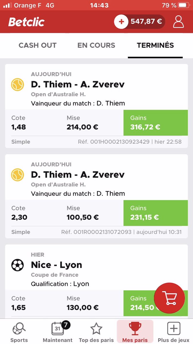 PPronos10's tweet image. ⚠️⚠️ Salut tous le monde , je suis un nouveau Tipster spécialisé uniquement sur le tennis  pour le moment je vous met quelques tickets , je posterais des tickets tous les jours en fonction des possibilités . 🎾🎾