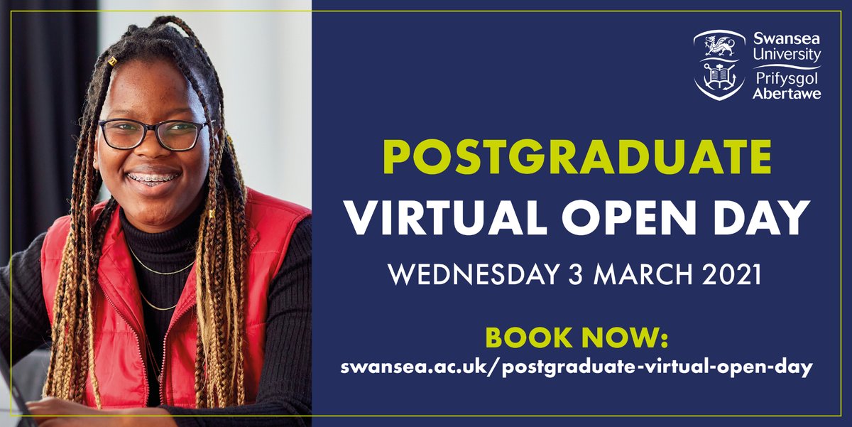 🎓Interested in Postgraduate study? 

Join us for our next Postgraduate Virtual Open Day - March 3rd - for exclusive access to our Funding talk, student Q&amp;As, departmental talks and live chat sessions with staff.