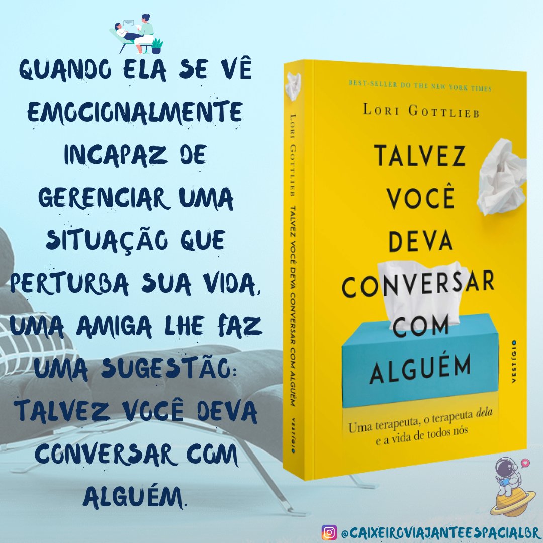 BrCaixeiro's tweet photo. Talvez você deva conversar com alguém: 

Uma terapeuta, o terapeuta dela e a vida de todos nós
https://t.co/9dLS7Nnn91

#livro #leia #leitura #dicas #desconto #amazon #talvezvocedevaconversarcomalguem 
#livros #conhecimento #amazonlivros #top #toplivros #lorigottlieb https://t.co/9E2C1OZBWK