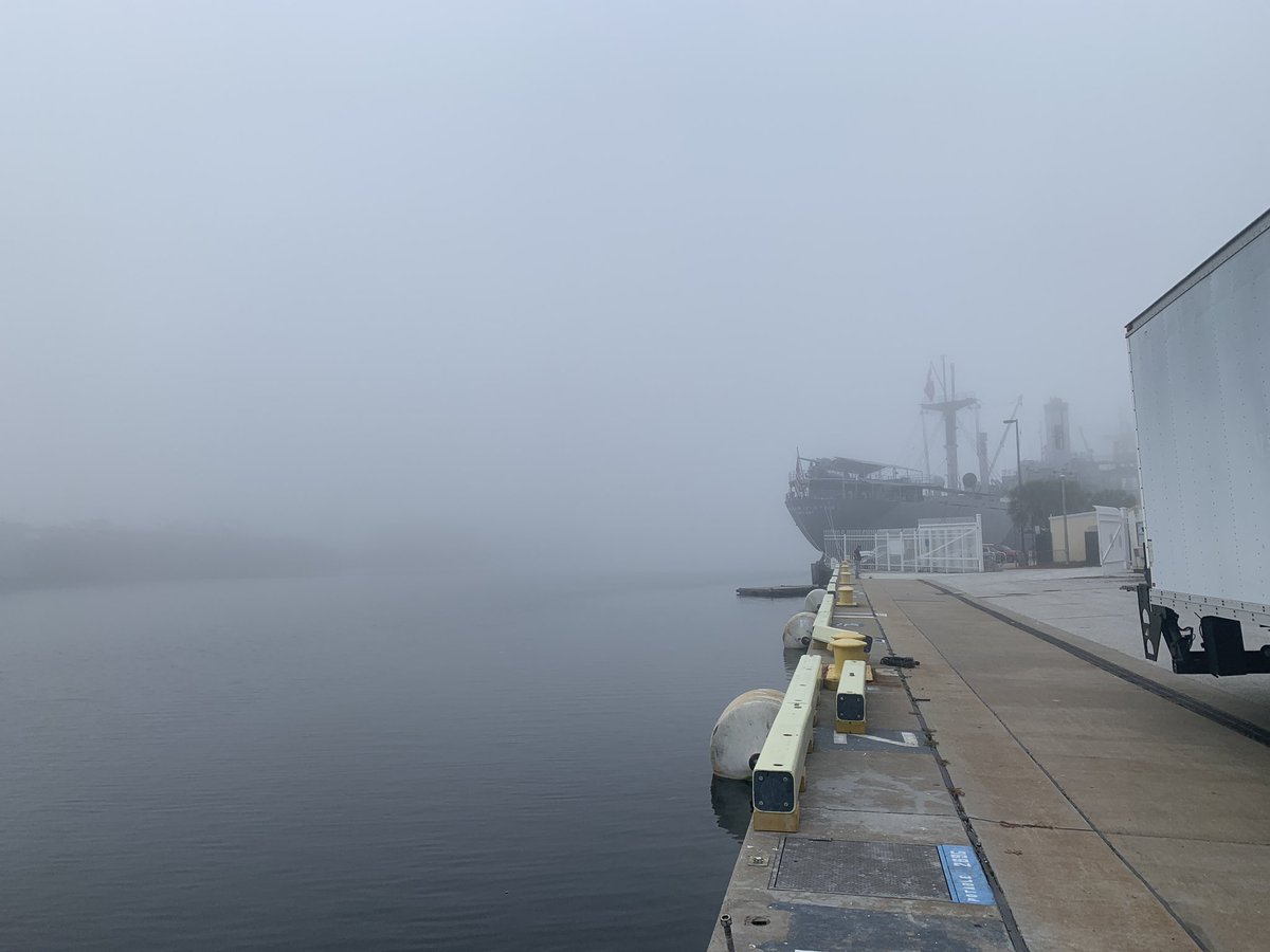Crazy thick fog <a href="/PortTampaBay/">Port Tampa Bay</a>