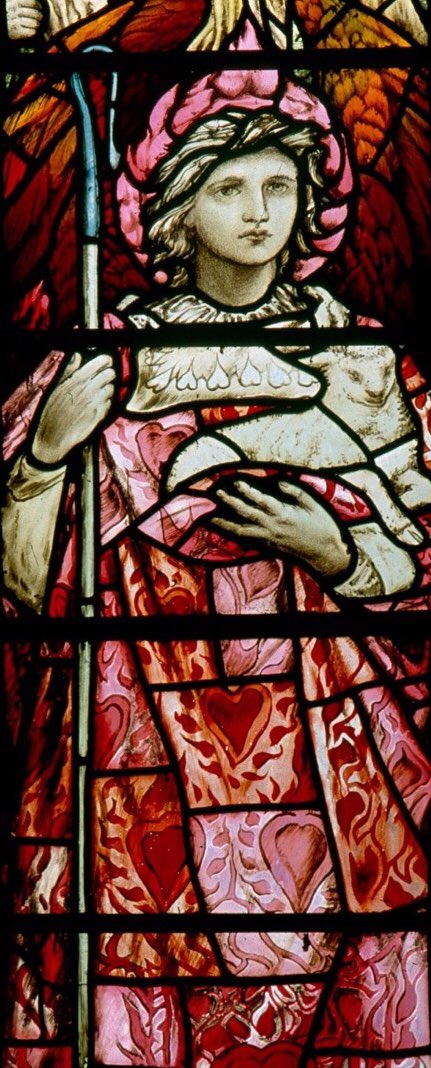 Arts &amp; Crafts #LoveInChurches with ❤️ on its sleeve #StainedGlass by #ChristopherWhall (1897) at St Denys, Silk Willoughby, Lincs. Photo copyright Peter Cormack #AnimalsInChurchesHour <a href="/LandscapeIan/">I</a> @Countrymaned <a href="/ArtGuideAlex/">Alexandra Epps</a> <a href="/emeraldthiele/">Madeleine Emerald 🐞</a> <a href="/suzannefagence/">Dr Suzanne Fagence Cooper is on Bluesky</a> <a href="/YaleBooks/">Yale University Press London 📖</a> <a href="/StroudStory/">Kirsty Hartsiotis 🇪🇺</a>
