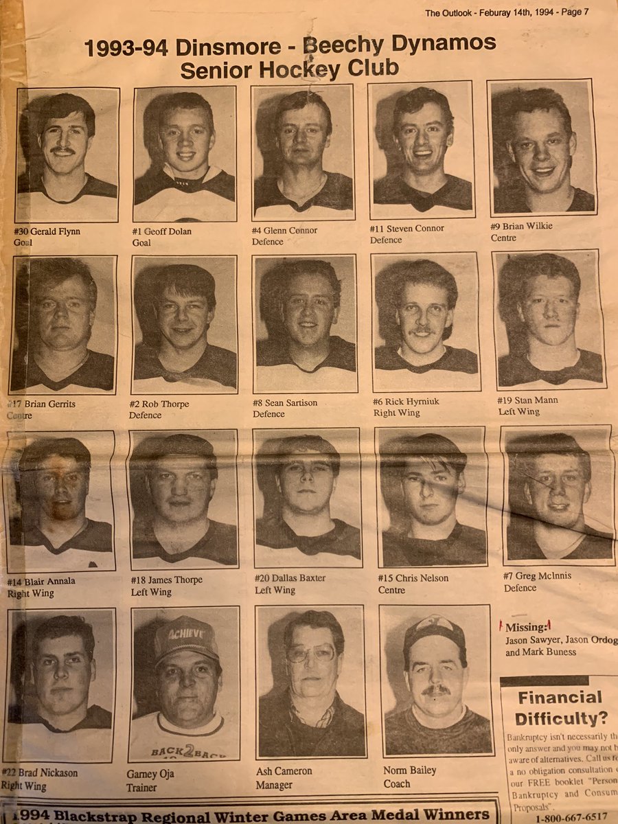 The last team to play in the old barn! The 93-94 Dynamo-Bombers!! Beechy has always been a part of our hockey family on one team or another,Help us out guys,head to the Rally page and post your story, pictures and notes!! #KraftHockeyville #NHL #Contest krafthockeyville.ca/#/community/11…