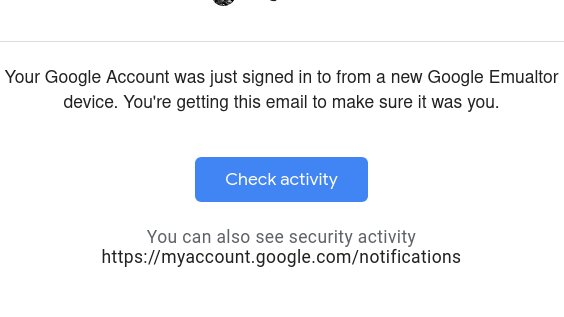 When you're on your browser simulator, testing your app of choice, you'll have to follow same steps (login user or register user). For e.g., I could use Google to register a new username on the "app" I was testing, and I got notified that I had logged in from a U.S. location. 5/