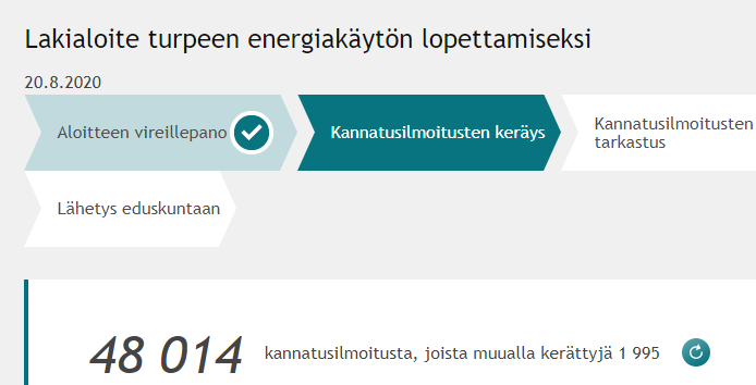 panuraatikainen's tweet photo. 48 000 rikki! Nyt on kova vauhti! Meneekö jo tänään maaliin? #irtiturpeesta https://t.co/WJMUJITARq