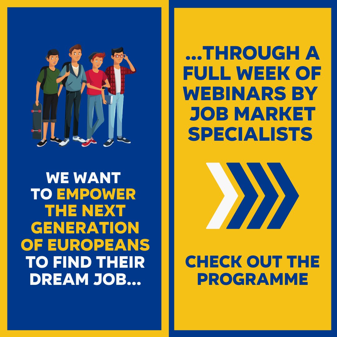 garagErasmus's tweet photo. 🛠️ Don't miss our first #LearningGarage: 100% for 🆓!👉 https://t.co/WcpvjIHDVf
📲 From Monday 22 to Friday 26 February gE & @ErasmusPlusInd will offer a series of Webinars with 5 job market experts who will provide #Erasmus students w/ 🔍 job hunting & 👨🏫 professional skills. https://t.co/RLb4bmdhOj