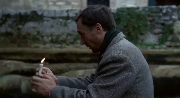 Tarkovsky's Nostalghia, candle scene