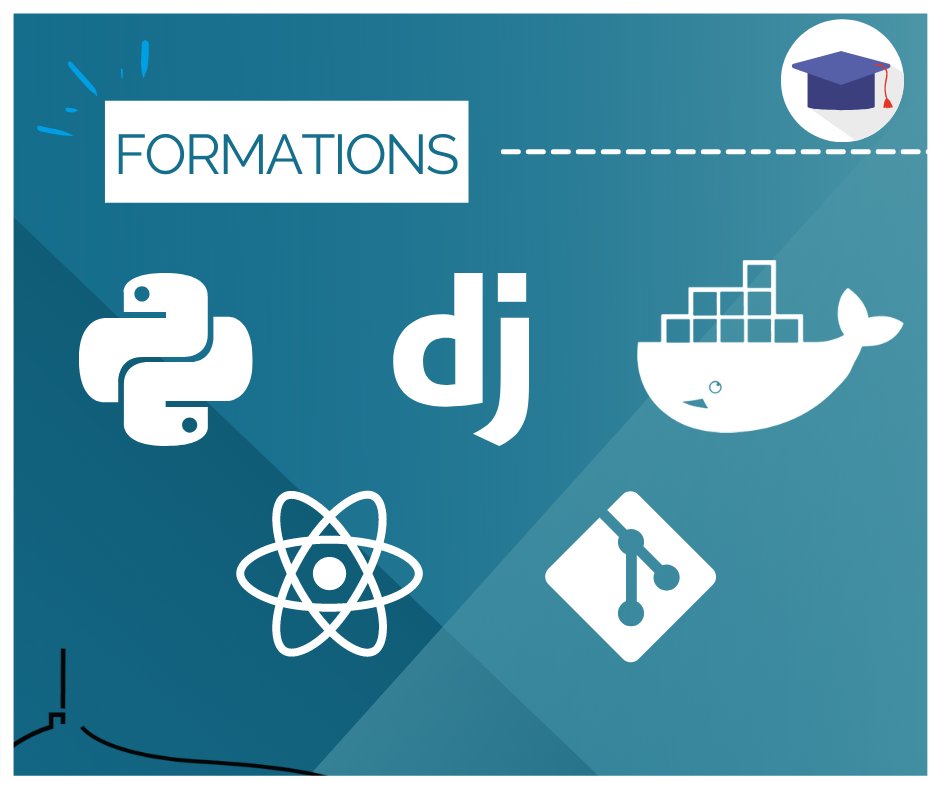 Vous souhaitez vous formez en informatique ? 👨‍🎓
Nous proposons une formation complète ou à la carte. Notre formateur certifié python met ses 15 ans d'expériences à votre service. #Python, Django, Docker...
Retrouvez toutes nos formations 👉 buff.ly/38t0YMD