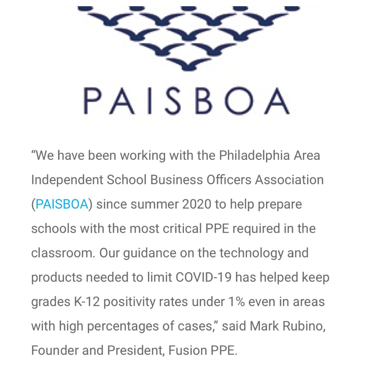 FusionHS's tweet image. Kids Can Safely Return to School with Proper PPE. We have proven experience working with schools and universities nationwide. ➡️ FusionPPE.com.

#keepschoolssafe #keepschoolsopen #openschoolsnow #kidsneedtobeinschool #ppeforteachers #ppeforschools #ppeforstudents #ppe