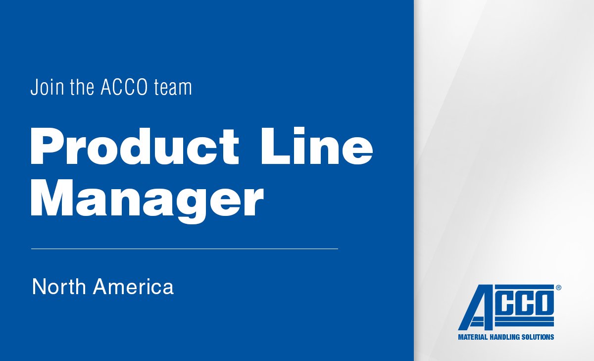 Acco is seeking a Product Line Manager to oversee our lifting business, specifically the hoist, crane, and monorail lines. Learn more and apply online: linkedin.com/jobs/view/2393…