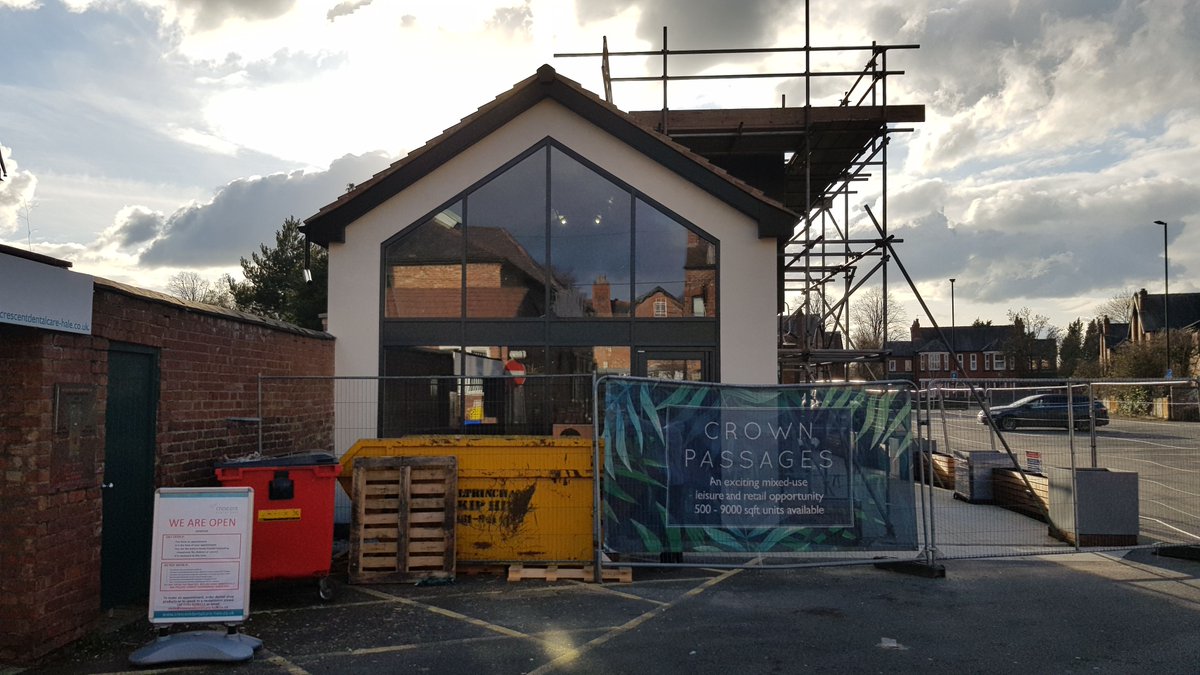 tfcproperty's tweet image. Crown Passages, Hale coming along nicely. Three units already under offer with lots of interest in the remaining units, including this first floor space that would lend itself to a variety of uses.