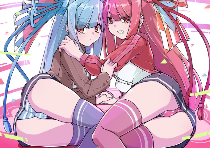 目つき悪いタイプの茜ちゃん描きたくて色々あってこうなった(゜д゜)! 