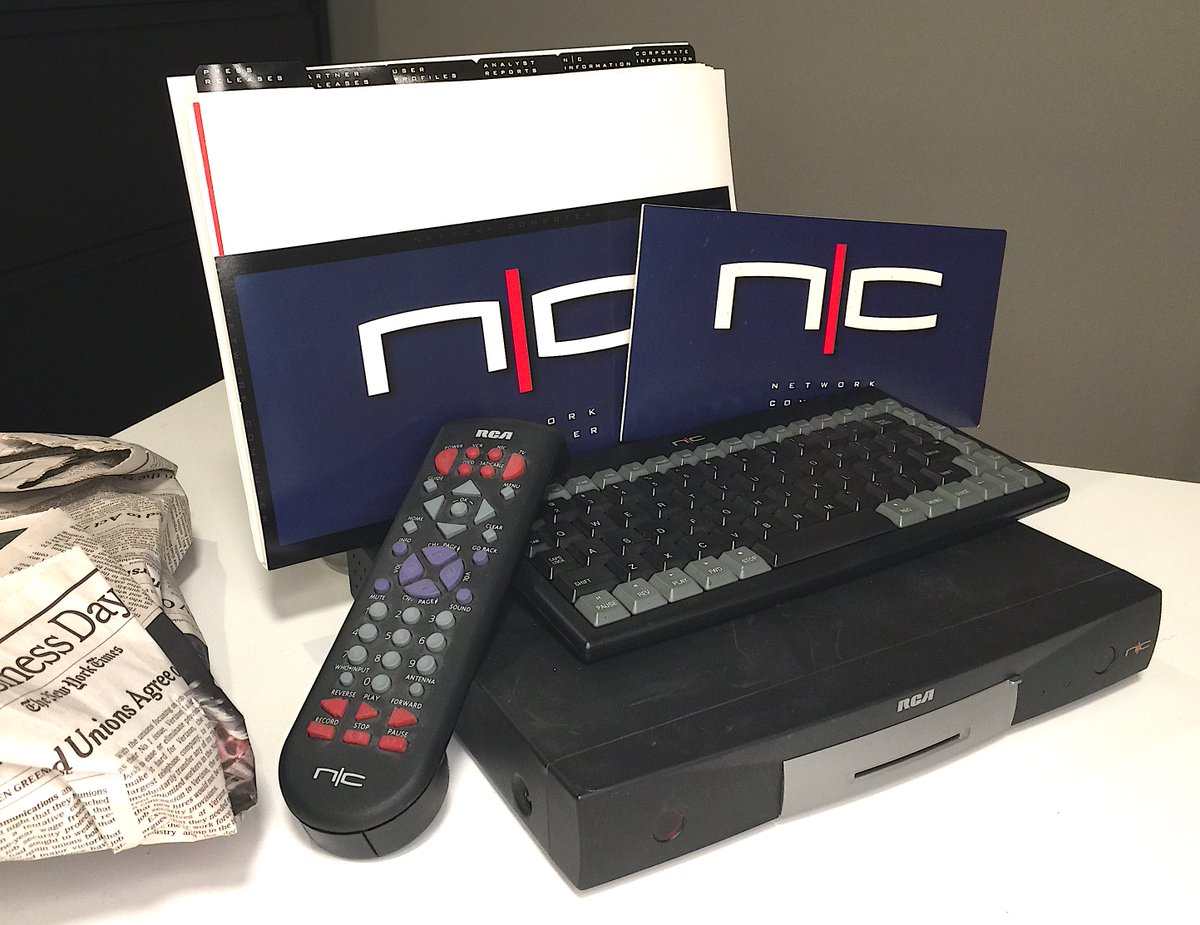 playmakeralan's tweet image. I&apos;m having @Oracle flashbacks. Real or red herring hw? Had to unbox it: The first (maybe only) #NetworkComputer bought at a Radio Shack after our May 1996 launch.

@pgillin @donal888 @markoff @Davidkirkpatric @karaswisher @waltmossberg @ZachNelson #NC #AppliedCommunications