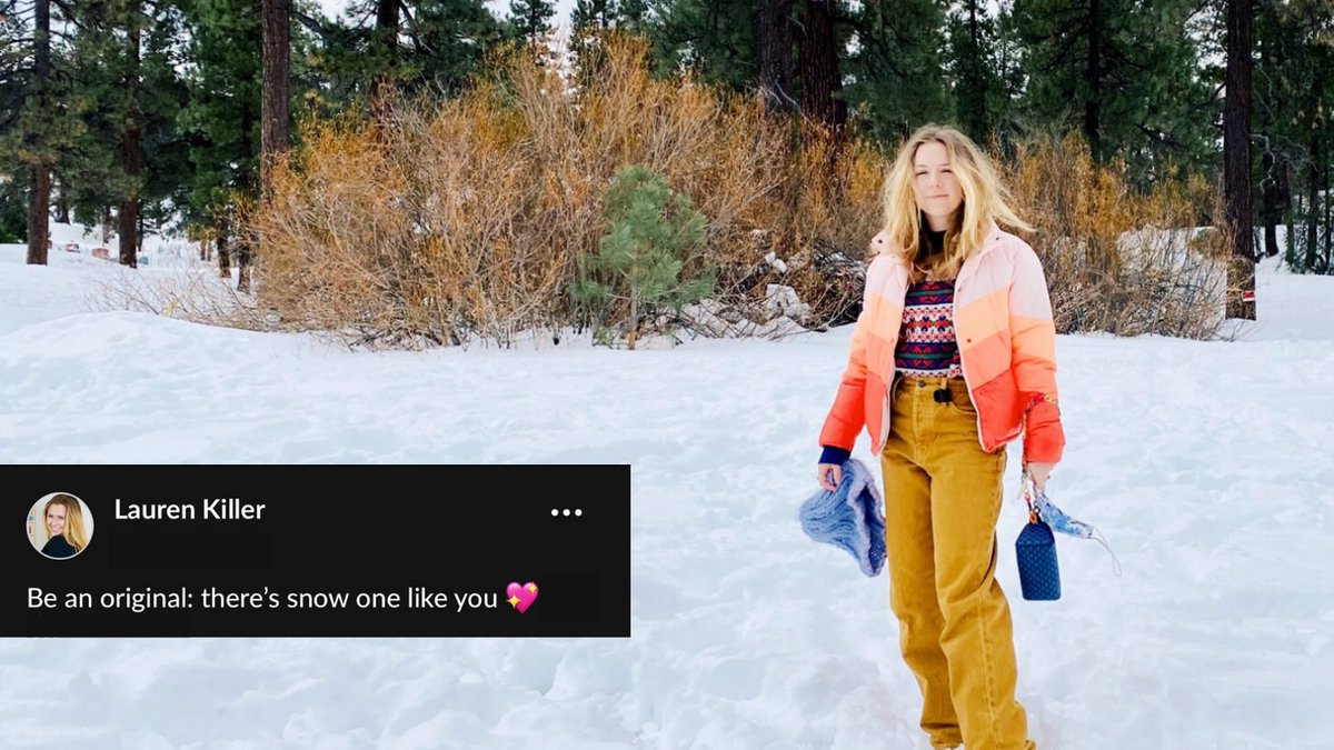 A snow pun? Icy what you did there!