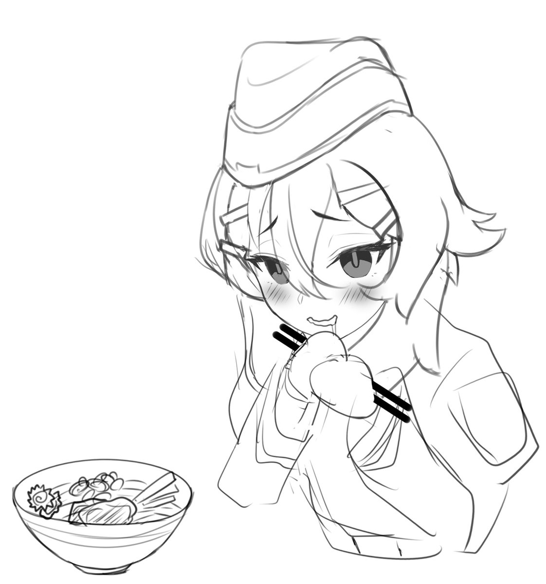 ハルカにラーメン食べさせ隊(Ver2)
#ブルアカ 