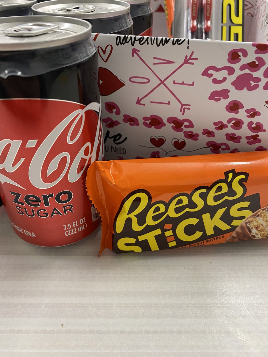 WHO ARE YOU?  Reese’s, Coke Zero and a toy for Milton. You know me so well. <a href="/IMMSLions/">Irma Marsh Middle School</a> #secretpal