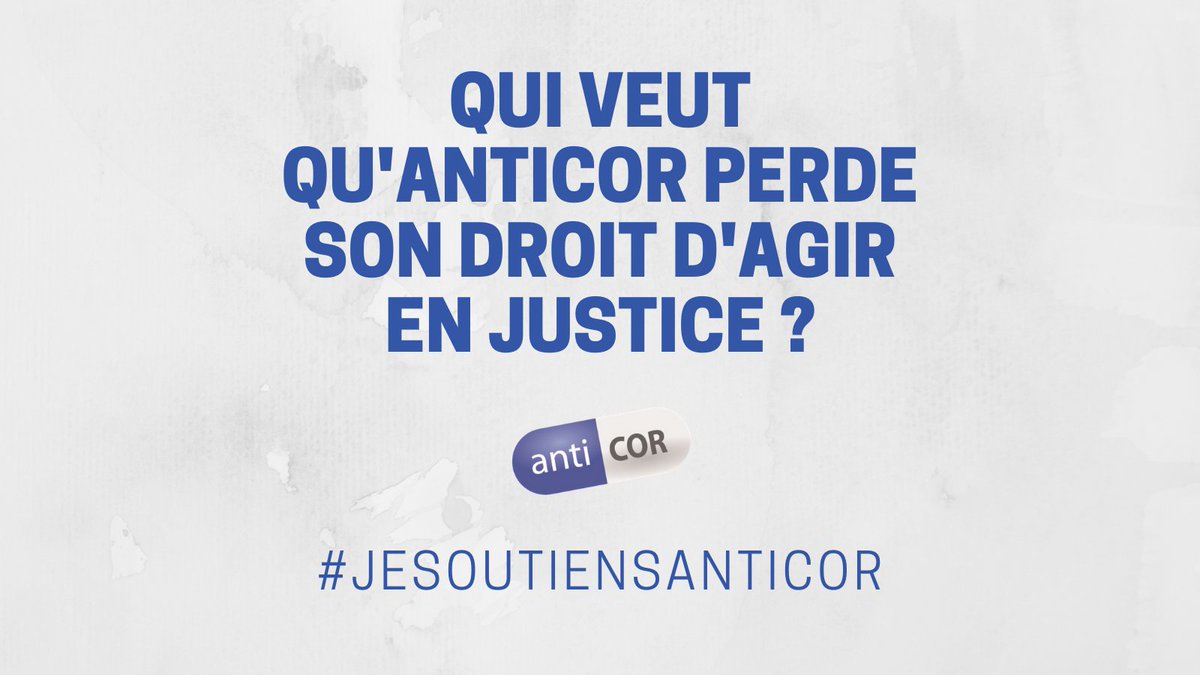 anticor_org's tweet photo. Qui veut qu'@anticor_org perde son droit d'agir en justice ?
#JeSoutiensAnticor https://t.co/CCfKpFfXcp