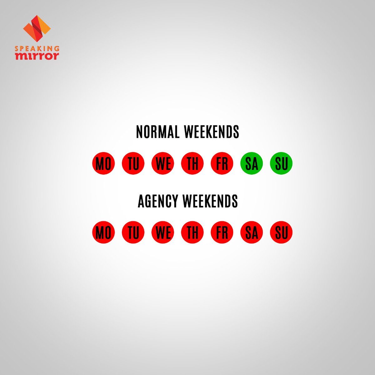 speaking_mirror's tweet photo. Saturday ho ya Sunday, hum roz khaaye dande.🤧

#SpeakingMirror #DigitalAgency #DigitalMarketing https://t.co/0iWGvtMHVD